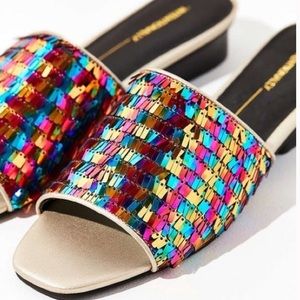 Intentionally Blank • Chit Chat Mule Sandal new